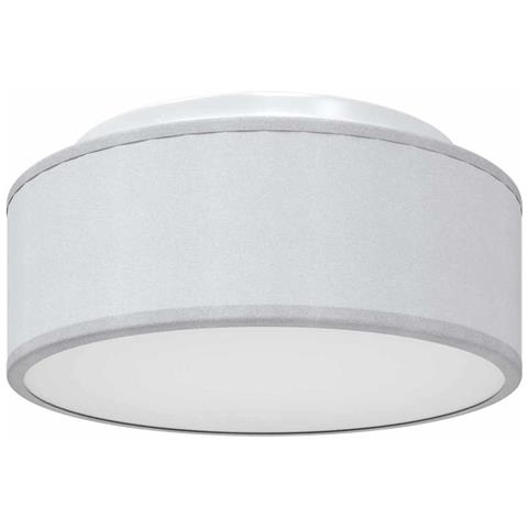 Lampade da soffitto Incasso Grigio Ø 30 cm Tessuto E27 - Foto 1