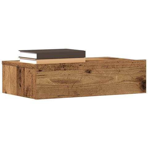 Comodino Legno Antico 60x35 cm in Legno Multistrato - Foto 2