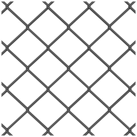 Recinzione a maglie metalliche con 7 pali a punta 0.8x10 m in acciaio zincato - Foto 9