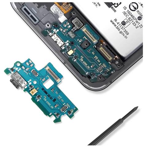 Connettore Usb-c Originale Per Galaxy A56 Con Lettore Sim, Blu - Foto 4
