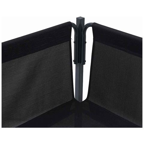 Set Divano da Giardino 4 pcs Antracite Acciaio - Foto 9
