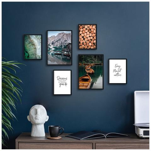 Set Di 6 Stampe Winterberg Pictures Wall Art Print Decoration Poster Interior Design In Art Gallery A3 & A4 Senza Cornice - Foto 2