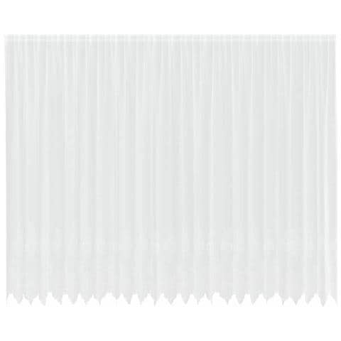 Tende con tende Floreale Bianco 600 × 300 cm Poliestere - Foto 1