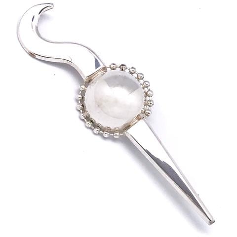 Spilla In Ottone Argentato ""lanciami"" - Foto 1