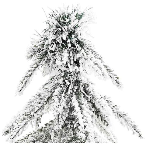 Albero di Natale con 150 LED Bianco 150 cm PE e Acciaio - Foto 9
