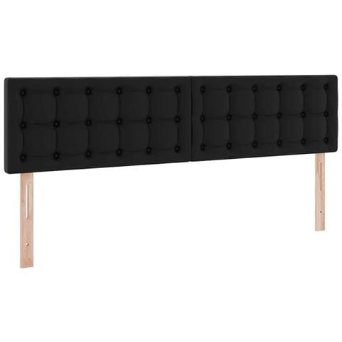 Letto con Contenitore Nero 160 x 200 cm Pelle Sintetica - Foto 9