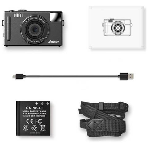 Fotocamera Digitale Compatta Con Zoom 16x, Registrazione 1080p E Risoluzione 8mp - Foto 7