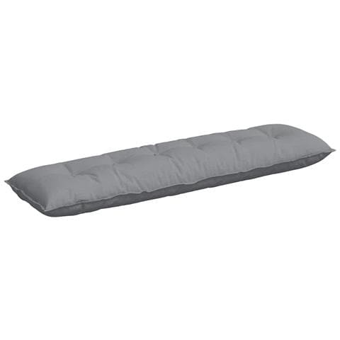 Cuscino per Schiena Grigio chiaro 180 x 19 x 50 cm Tessuto - Foto 1