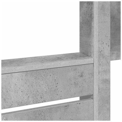 Letto a Castello per Bambini Grigio cemento 100 x 200 cm - Foto 9