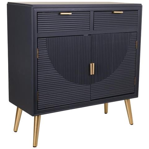 Mobile Da Ingresso In Legno Grigio Scuro 80x36,5x85,5h - Foto 1