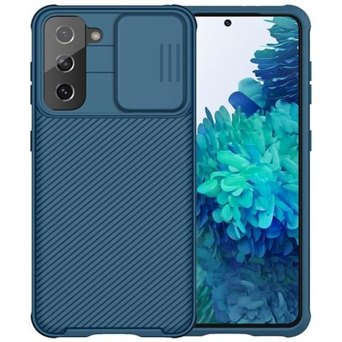 Cover per Galaxy S21 5G - TPU+PC, Blu - Foto 1