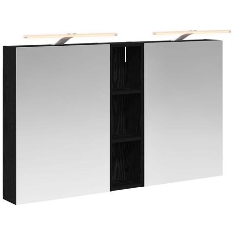Set di Armadi da Bagno con lo scaffale 3 pcs 120 x 14,5 x 70 cm - Foto 1