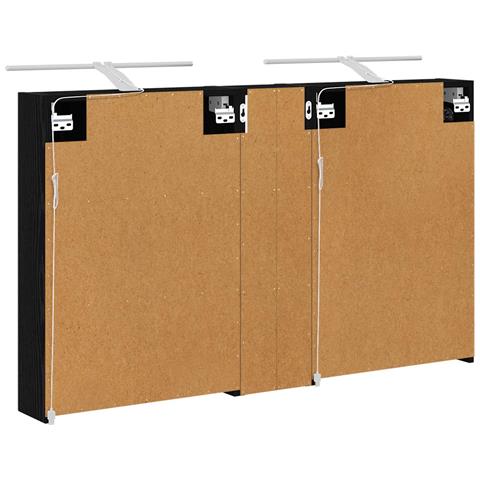 Set di Armadi da Bagno con lo scaffale 3 pcs 120 x 14,5 x 70 cm - Foto 9