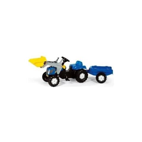 Trattore a pedali Kid New Holland T 7550 c / Ruspa e Rimorchio 023929 - Foto 2