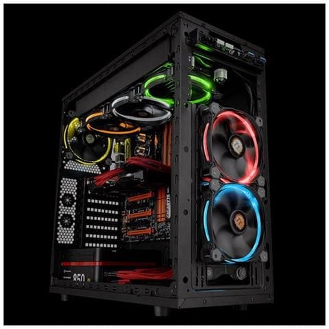 Ventola di Raffreddamento Riing 12 LED RGB 120mm Colore Nero (Kit 3 Pezzi)  - Foto 11