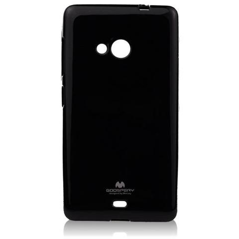 Custodia Jelly Mercury per Micro Lumia 535 Nero - Foto 1