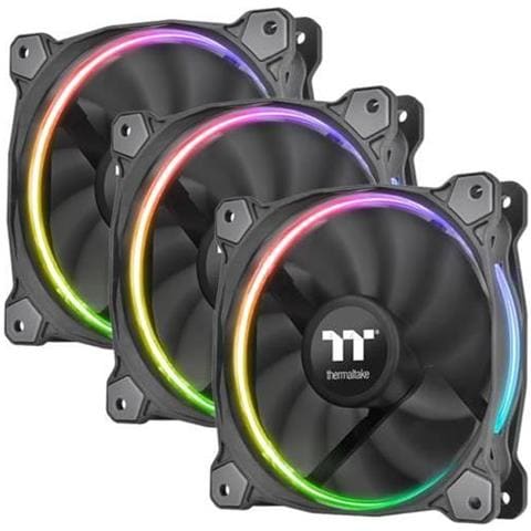 Ventola di Raffreddamento Riing 12 RGB 120 mm Colore Nero (3 Pezzi)  - Foto 1