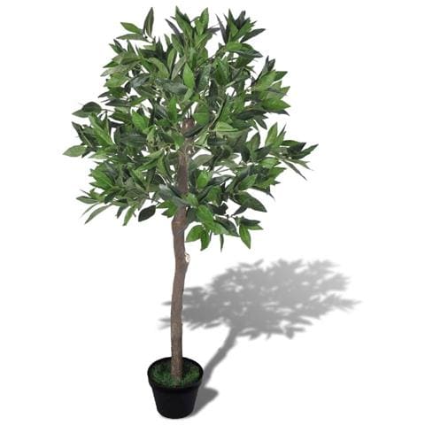Albero Di Alloro Artificiale Con Vaso 120 Cm - Foto 1