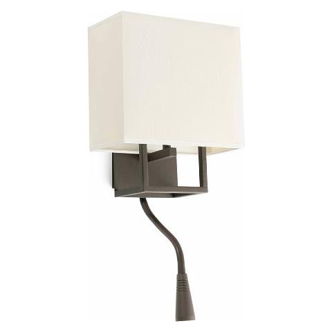 Faro 29983 - Vesper Lampada Da Parete Marrone E Beige Con Lettore Led - Foto 1