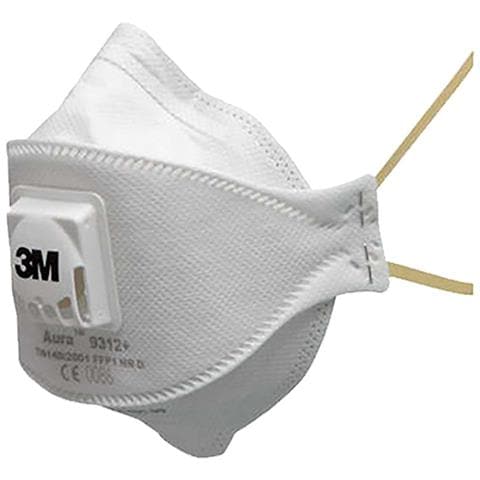 Aura Maschera 9312 Ffp1 Polvere Pieghevole Con Valvola X 10 - Foto 20