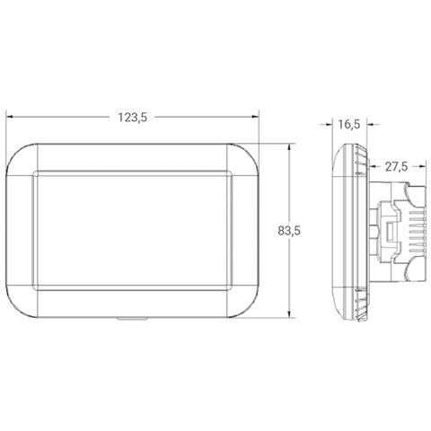 Cronotermostato Touch Screen Da Parete Con Grafico Delle Temperature, Colore Antracite - Foto 3