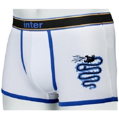 Boxer Bambino Bianco 16 Anni F. c. Inter - Prodotto Ufficiale - Foto 1