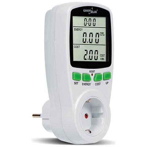 Gb202g Presa Schuko Con Wattmetro Display Lcd Risparmio Energetico - Foto 2