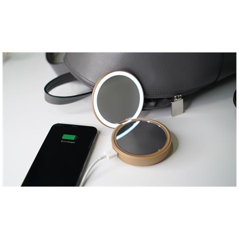 Make-up mirror Polimeri di litio (LiPo) 4000 mAh Oro - Foto 2