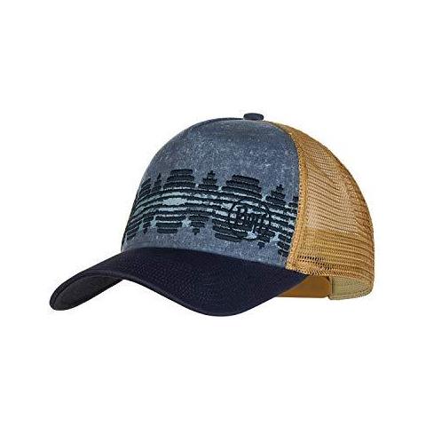 Blu Trucker Cap Tzom Pietra Buff Uomo Un Formato - Foto 1