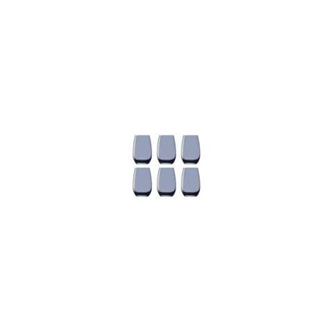 Bicchieri Coloreati Elements 6er-set, Blu Grigio, 335 Ml - Foto 1