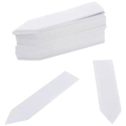Etichette Per Piante / Segnali Per Piante Per Una Facile Identificazione Delle Piante - Confezione Da 100 White - Foto 1