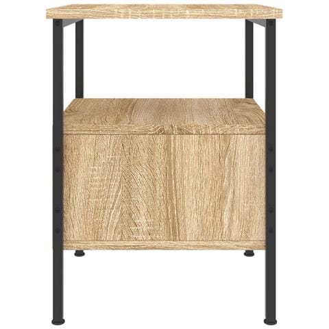 Comodino Rovere Sonoma 34x36x50 Cm In Legno Multistrato - Foto 2