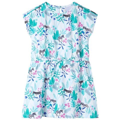 Abito Da Bambina Ecru E Menta Scuro 92 - Foto 1