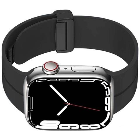 Cinturino Per Apple Watch 38/40/41mm Sport Con Chiusura Magnetica, Nero - Foto 4