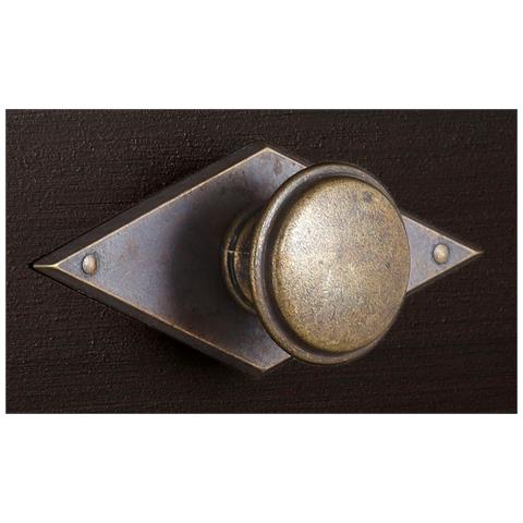 Laura Tavolino Con 1 Cassetto In Pino Marrone - Foto 3