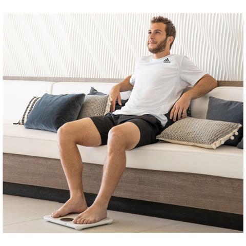 Bilancia Pesapersone Ed Elettrostimolatore Bianco - Powermassager - Foto 3