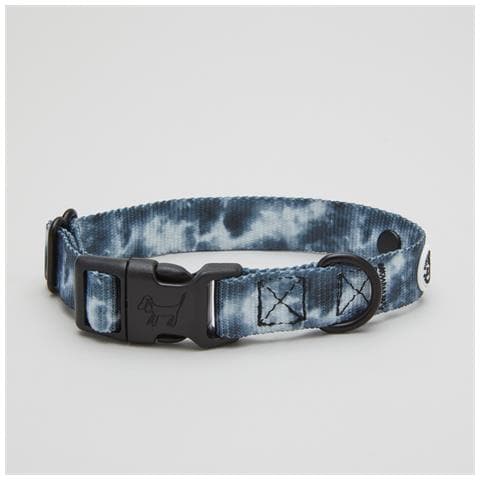 Collare Per Cani Nero Tie-dye - M - Foto 1