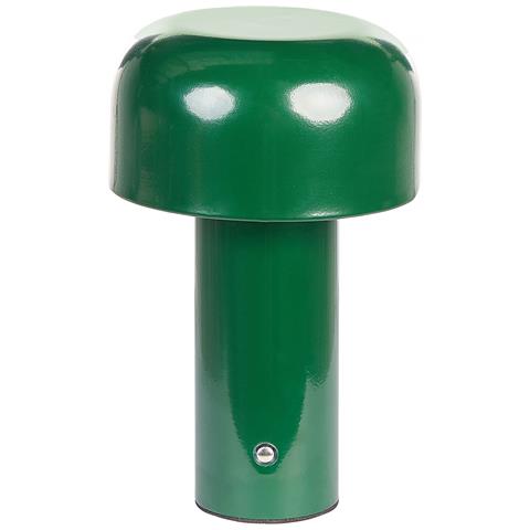Lampada Da Tavolo Senza Fili A Led Besos Con Dimmer Metallo Verde - Foto 2