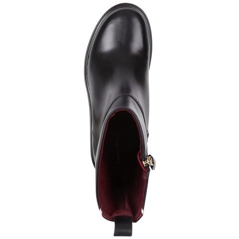 Cool Elevated Ankle Bootie Stivaletti Pelle Scarpe Donna Nero Eu 37, Fw0fw07487 Bds - Foto 3