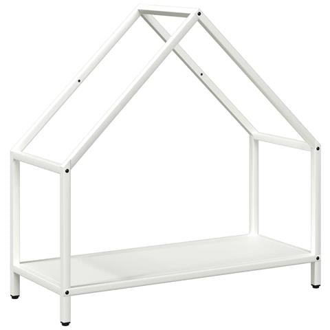 Rastrelliera per Legna da Ardere Bianca 60x25x60 cm - Foto 1