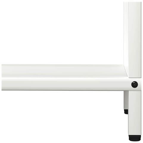 Rastrelliera per Legna da Ardere Bianca 60x25x60 cm - Foto 10