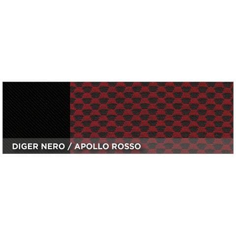 Coprisedili Anteriori Fast&smart Tg. Grande Tess. Misto Cotone Rosso/nero - Foto 2