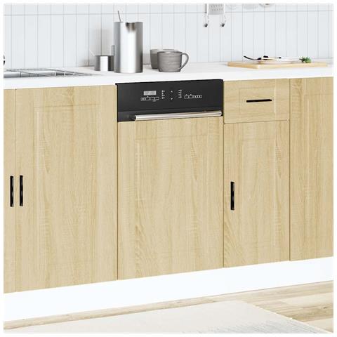 Pannello Lavastoviglie Porto Rovere Sonoma 45x1,5x67 Cm - Foto 3