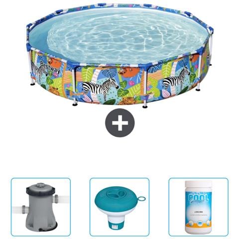 Piscina Fuori Terra - In Giro - 305x66 Cm - Multi - Include Accessori Coordinati Cb41 - Foto 1