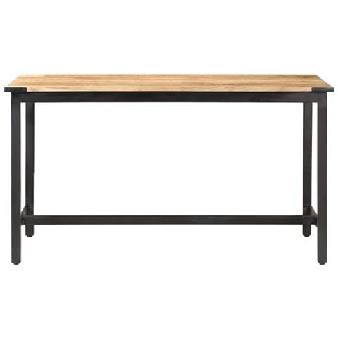 Tavolo Da Pranzo 140x70x76 Cm In Legno Massello Di Mango Grezzo - Foto 1