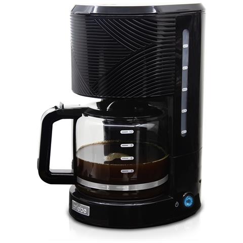 Briebe Cm1171blk Elegance Macchina Caffè Americano 10 Tazze, Filtro Riutilizzabile 1,25l 1000w Nero - Foto 1