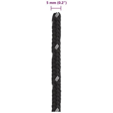 Corda Tenda con Strisce Riflettenti e Chiavi 50 m 5 mm - Foto 6