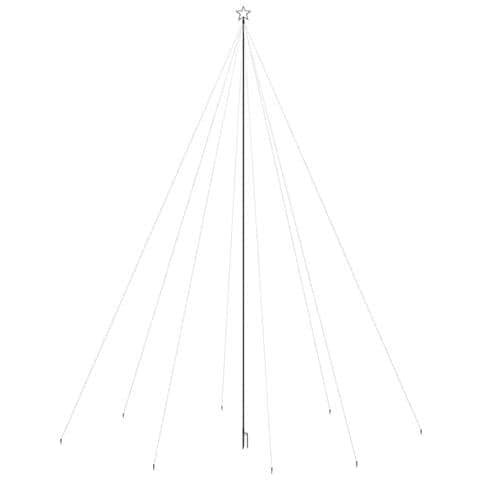 Lusso Casadino - Luci Per Albero Di Natale Interni Esterni 1300 Led Colorati 8 M - Foto 2