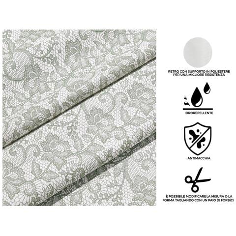 Tovaglia Antimacchia Pvc Proteggi Tavolo Maniva Glitter D8 Floreale 140x190 D8 Floreale - Foto 2