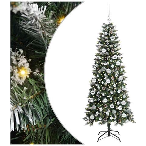 Albero di Natale artificiale con 300 LED Verde 180 cm - Foto 1